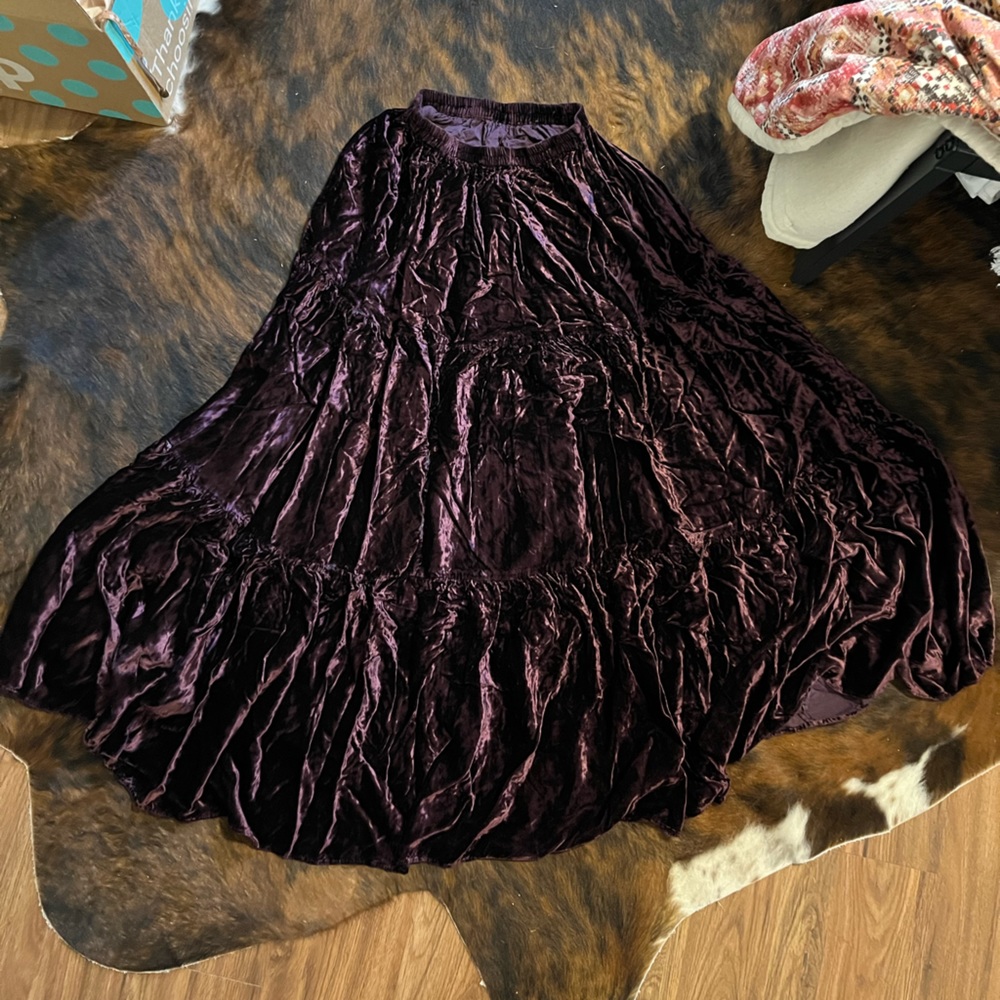 Double D Ranch Velvet Skirt